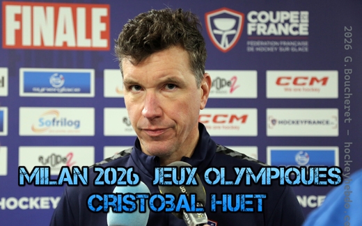 Photo hockey EDF : Entretien avec Cristobal Huet avant les JO 2026 - Jeux olympiques : France (Team France)