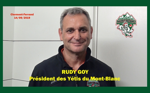 Photo hockey Entretien avec Rudy Goy - Division 1 : Mont-Blanc (Les Yetis)