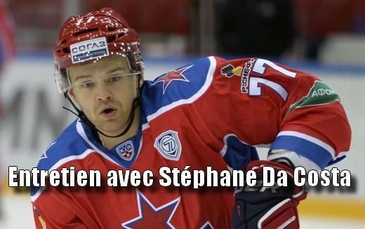 Photo hockey Entretien avec Stphane Da Costa - KHL - Kontinental Hockey League