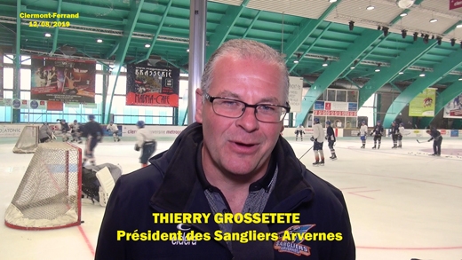 Photo hockey Entretien avec Thierry Grossette Prsident du HCCA - Division 1 : Clermont-Ferrand (Les Sangliers Arvernes)