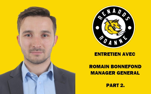 Photo hockey Entretien avec un manager pos et lucide - Partie 2 - Division 2 : Roanne (Les Renards)