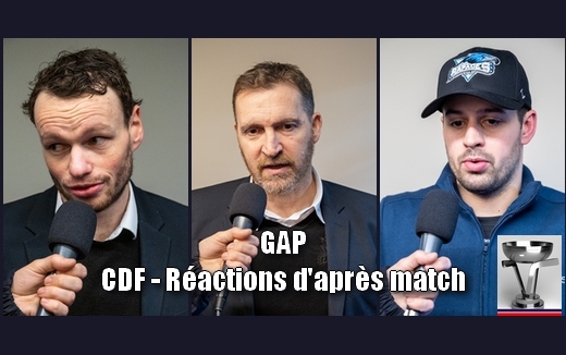Photo hockey FINALE CDF : Réactions Gapençaises  - Coupe de France : Gap  (Les Rapaces)