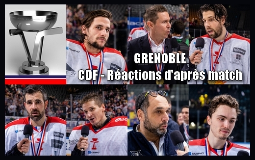 Photo hockey FINALE CDF : Réactions Grenobloises - Coupe de France : Grenoble  (Les Brûleurs de Loups)
