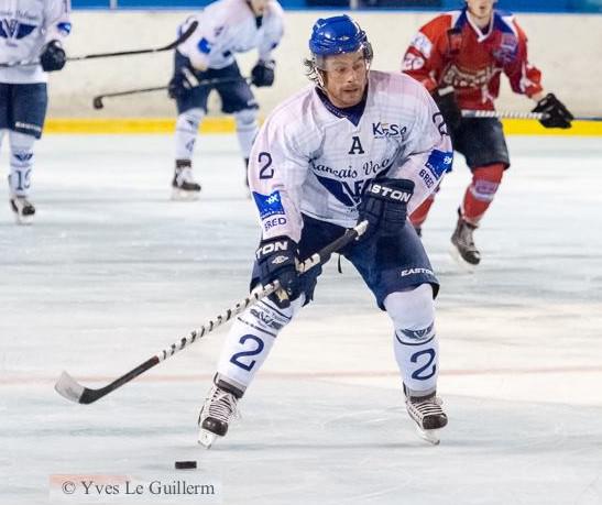 Photo hockey Franais Volants : un banc pour deux - Division 2 : Paris (FV) (Les Franais Volants)