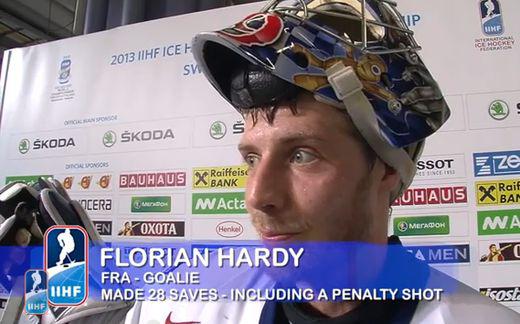 Photo hockey France - Russie : ractions  chaud - Championnats du monde