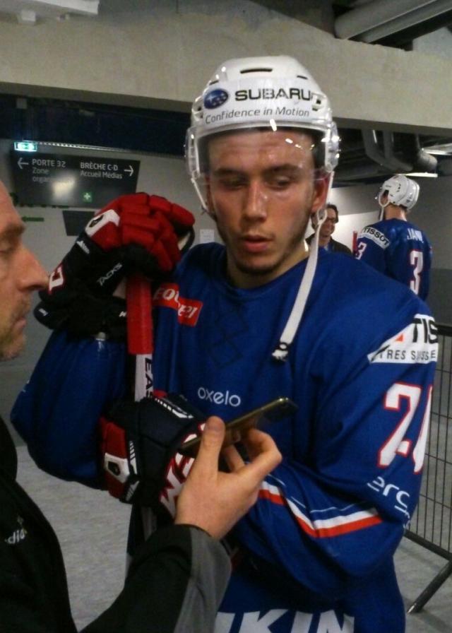 Photo hockey France-Danemark (17/04) : Interviews - Equipes de France