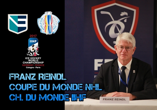 Photo hockey Franz Reindl, de la Coupe du Monde NHL aux mondiaux - Championnats du monde