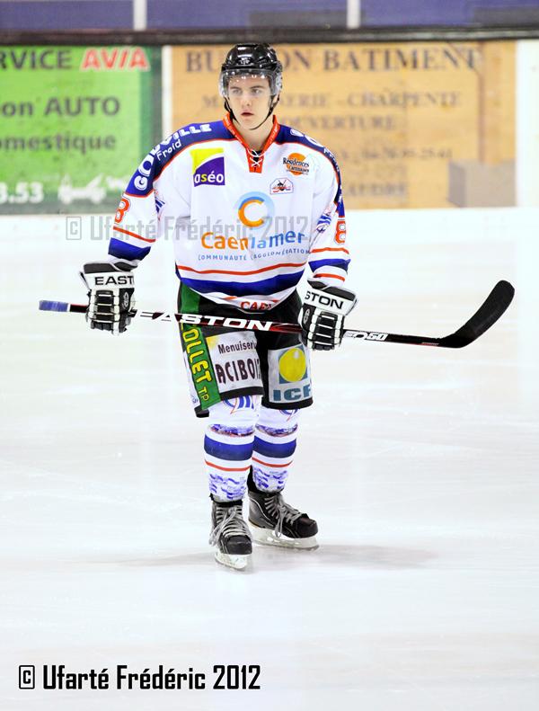Photo hockey Gauthier signe son retour  Villard - Ligue Magnus : Caen  (Les Drakkars)