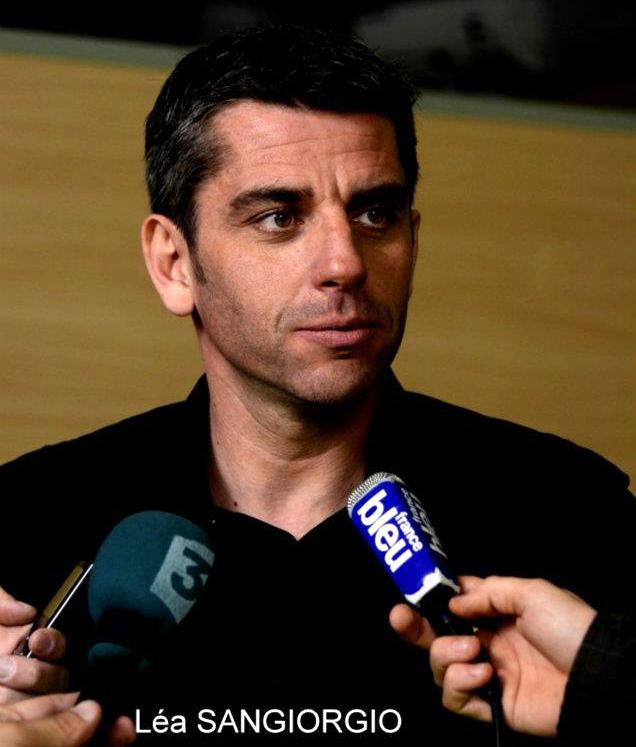 Photo hockey Grenoble - Chamonix : S. Gros et A. Rouleau - Ligue Magnus