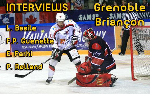 Photo hockey Grenoble-Brianon : ractions d