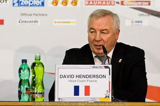 Photo hockey Hockey Mondial 10: Conf Presse Henderson - Championnats du monde