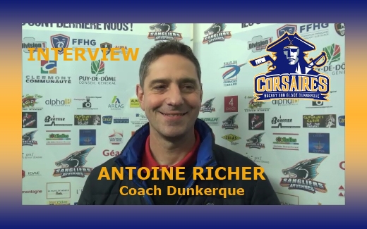 Photo hockey Interview Antoine Richer - Division 1 : Dunkerque (Les Corsaires)