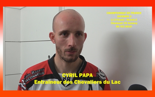 Photo hockey Interview Cyril Papa - Division 2 : Annecy (Les Chevaliers du Lac)