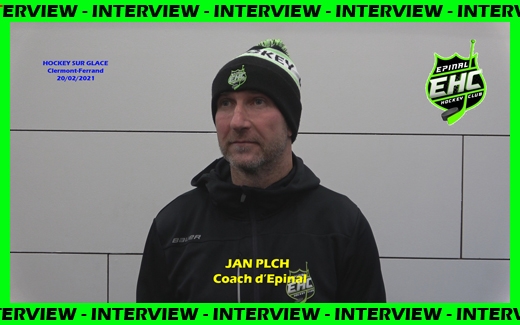 Photo hockey Interview de Jan Plch Coach du EHC - Division 1 : Epinal  (Les Wildcats)