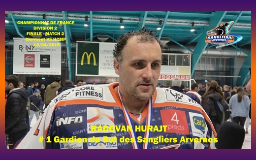 Photo hockey Interview de Radovan Hurajt - Gardien de Clermont - Division 2 : Clermont-Ferrand (Les Sangliers Arvernes)