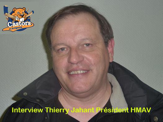 Photo hockey Interview de Thierry Jahant Président des Castors d Photo hockey Interview de Thierry Jahant Président des Castors d