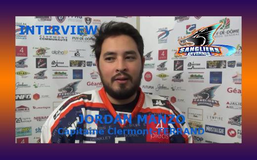 Photo hockey Interview Jordan Manzo - Division 1 : Clermont-Ferrand (Les Sangliers Arvernes)