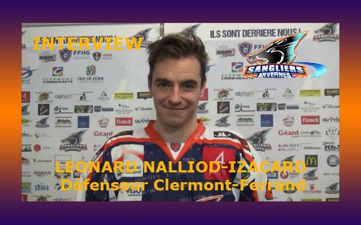 Photo hockey Interview Leonard Nalliod-Izacard - Division 1 : Clermont-Ferrand (Les Sangliers Arvernes)
