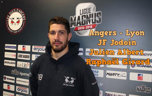 Photo hockey Interviews Angers - Lyon - Ligue Magnus