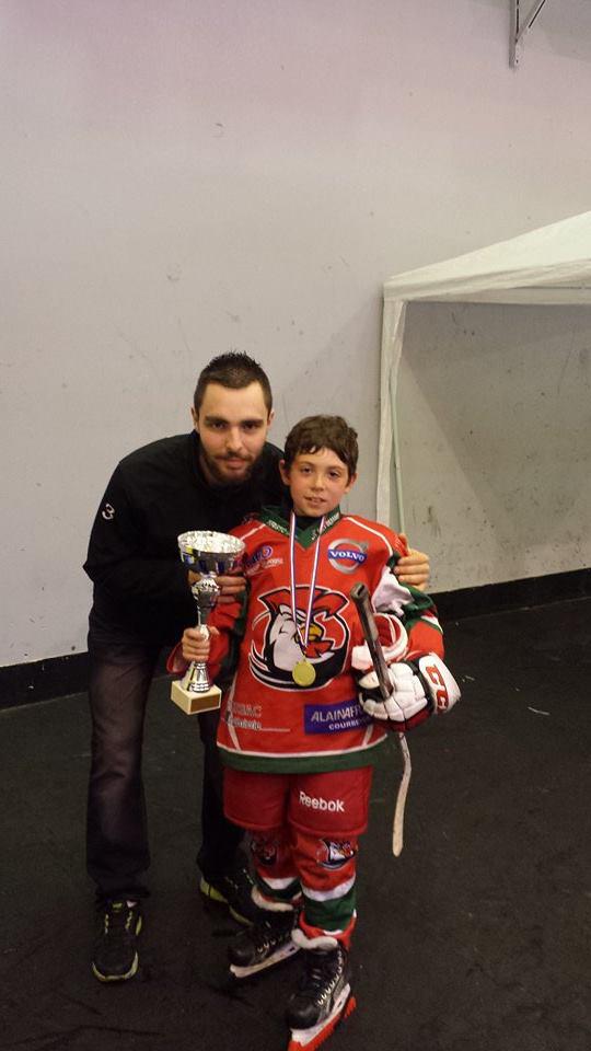 Photo hockey ITW : Nicolas Domalain - Division 1 : Courbevoie  (Les Coqs)