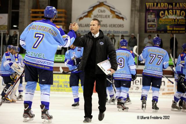 Photo hockey ITW : Rich Metro / Vincent Couture - Ligue Magnus : Villard-de-Lans (Les Ours)