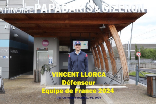 Photo hockey ITW Vincent Llorca - Vocation dfenseur - Equipes de France : France (Team France Women)