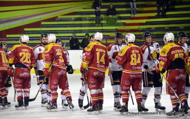 Photo hockey J40 Interviews Dijon - Chamonix-Morzine - Ligue Magnus