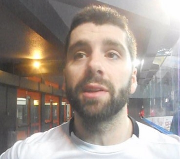 Photo hockey J42 : Bordeaux vs Strasbourg - Raction de V. Barbero - Ligue Magnus