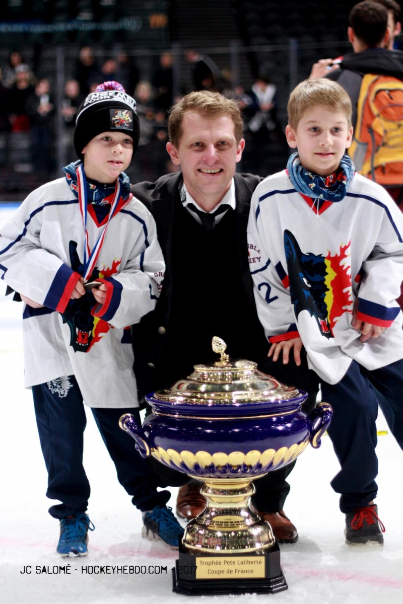 Photo hockey La Slovnie et Grenoble avec Edo Terglav - Ligue Magnus : Grenoble  (Les Brleurs de Loups)