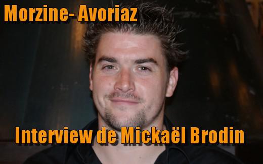Photo hockey LM : Morzine, interview Mickal Brodin - Ligue Magnus : Morzine-Avoriaz (Les Pingouins)