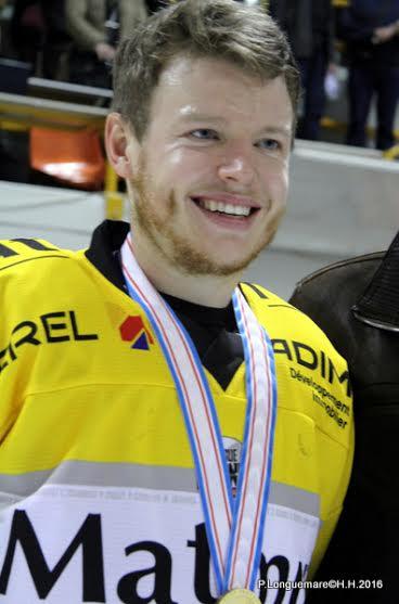 Photo hockey LM : Rouen - Angers M4 : Interviews des Rouennais - Ligue Magnus : Rouen (Les Dragons)