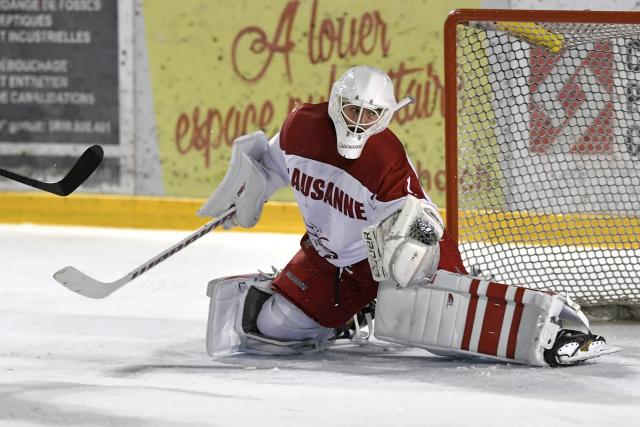 Photo hockey Matteo Ritz, aux portes de la NLA - Suisse - National League : Lausanne (Lausanne HC)