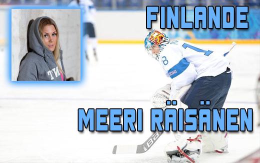 Photo hockey Meeri Risnen, gardienne de la Finlande - Hockey en Europe