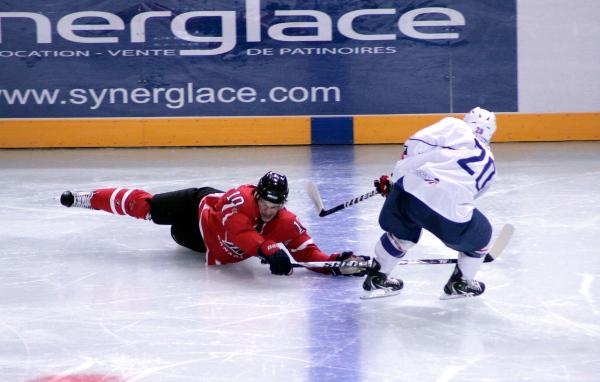 Photo hockey Mondial 11 : France-Canada, ractions - Championnats du monde