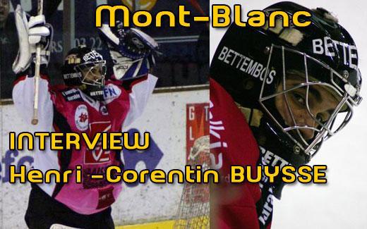 Photo hockey Mt-Blanc : Interview Henri-Corentin Buysse - Ligue Magnus : Mont-Blanc (Les Yetis)