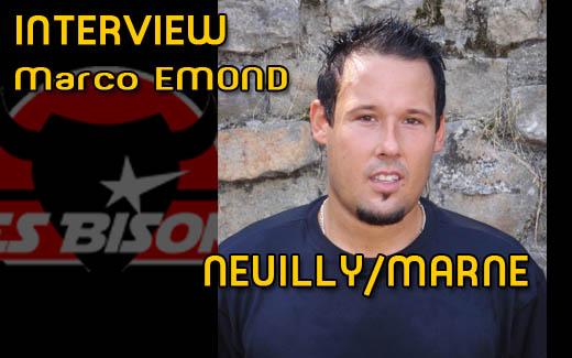 Photo hockey Neuilly : Interview Marco Emond - Ligue Magnus : Neuilly/Marne (Les Bisons)