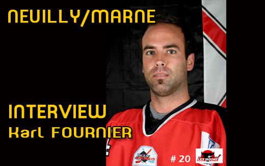 Photo hockey Neuilly/Marne : Interview Karl Fournier - Ligue Magnus : Neuilly/Marne (Les Bisons)