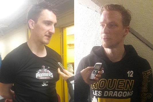 Photo hockey Rouen - Chamonix (M2) : les ractions  - Ligue Magnus