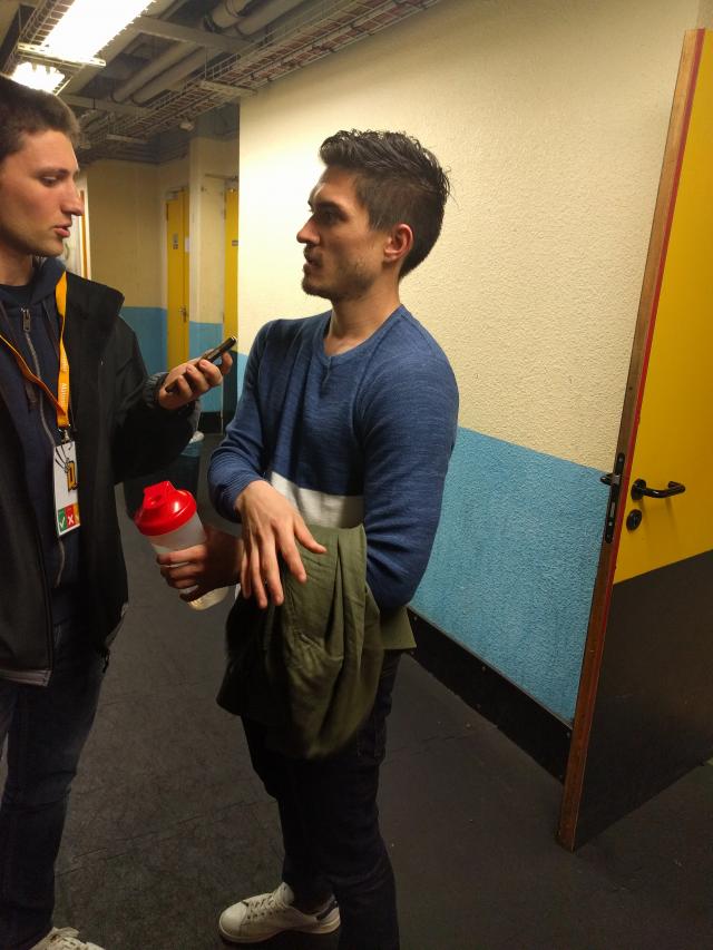 Photo hockey Rouen-Amiens : Ractions d