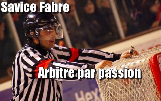 Photo hockey Savice Fabre, arbitre par passion - Autour du hockey