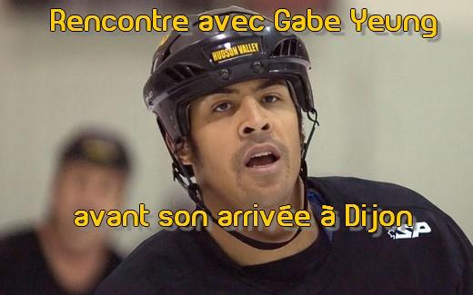 Photo hockey Un amricain  Dijon - Ligue Magnus : Dijon  (Les Ducs)