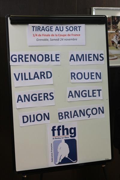 Photo hockey 1/4 de finale Coupe de France - Coupe de France