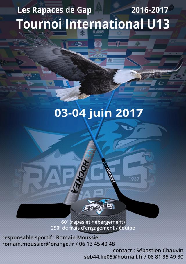 Photo hockey 5me Tournoi International U13 de Gap - Hockey Mineur : Gap  (Les Rapaces)