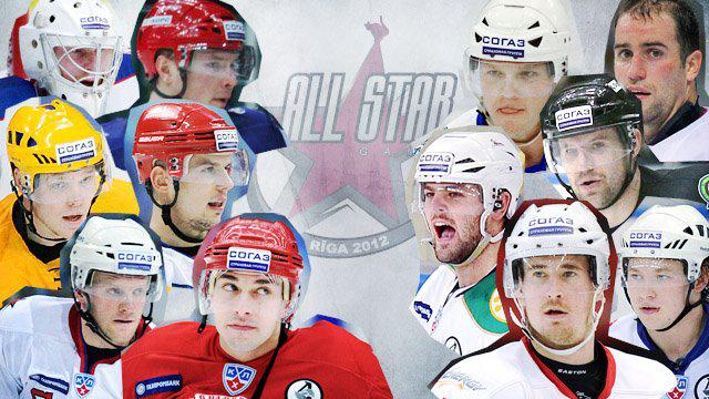 Photo hockey All Star Game : La deuxime ligne - KHL - Kontinental Hockey League