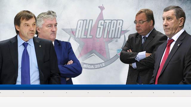Photo hockey All Star Game : Les coachs - KHL - Kontinental Hockey League