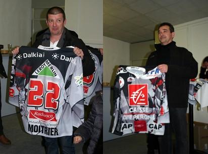 Photo hockey Amiens : Crmonie pour la 1000me en lite.  - Ligue Magnus : Amiens  (Les Gothiques)