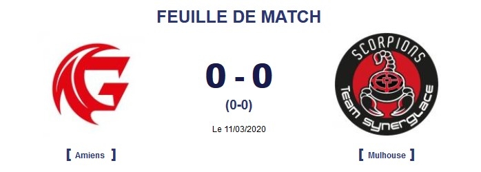 Photo hockey Amiens vs Mulhouse - Le but par but - Ligue Magnus