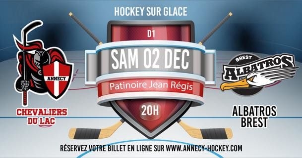 Photo hockey Annecy vs Brest - Le choc des Extrmes. - Division 1