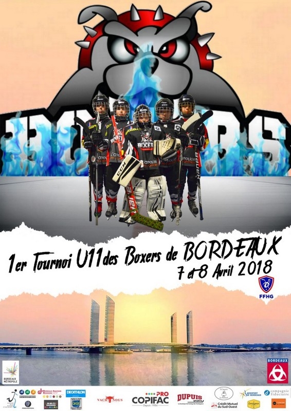 Photo hockey Bordeaux - Tournois U11 et U15 - Hockey Mineur : Bordeaux (Les Boxers)