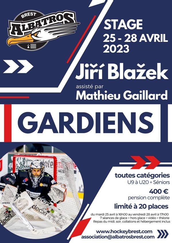 Photo hockey Brest - Stage Gardien Avril 2023 - Hockey Mineur